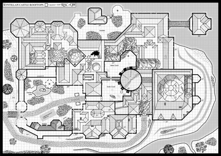 [download] Castle Xyntillan, Rooftops blog of castle librarian